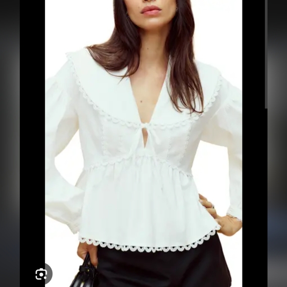 Reformation Renna White Top - Picture 2 of 6